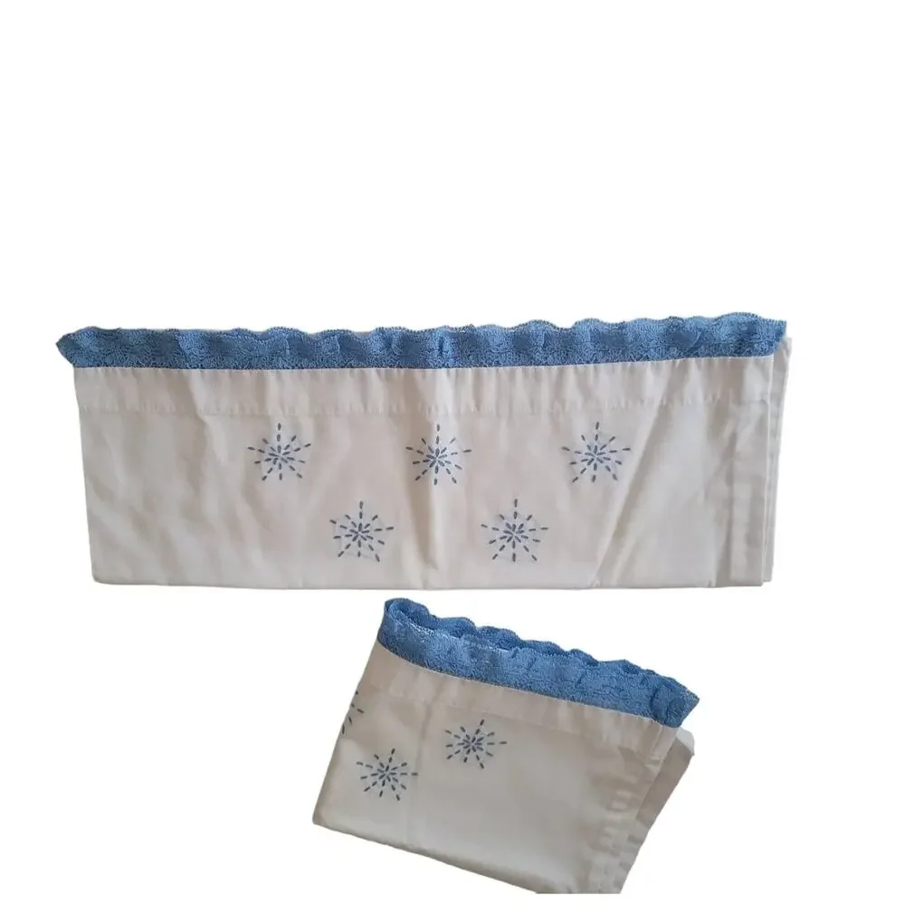 Vintage Hand Embroidered set of Pillow Cases